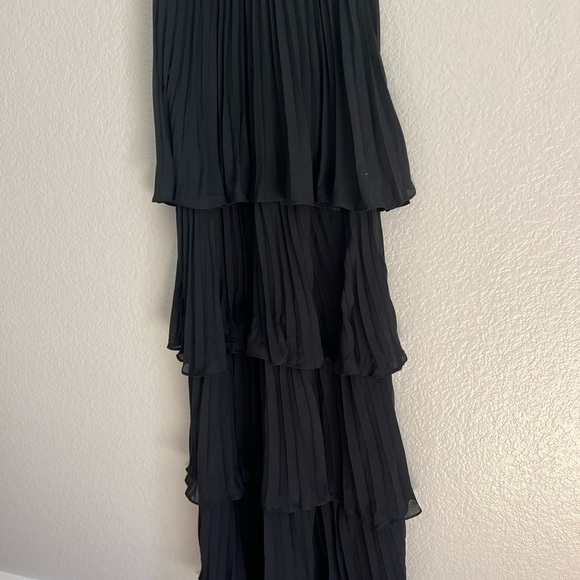 Always Remarkable Black Pleated Off-the-Shoulder Maxi Dress - Picture 10 of 10